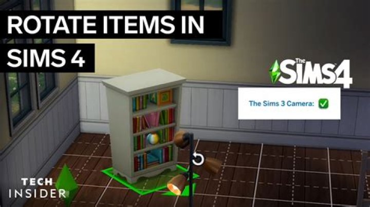 How do I rotate on Sims 4?