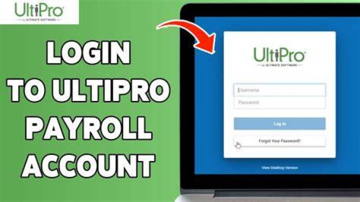 How do I set up my UltiPro account?