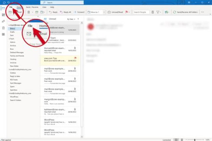 How do I setup my SingNet email in Outlook?
