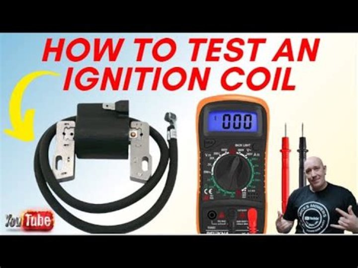 How do I test a magneto coil with a multimeter?