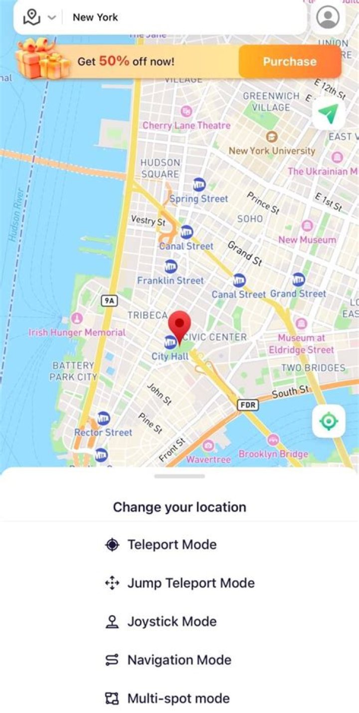 How do I trick my location on Google Play store?