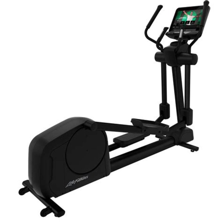 How do I turn on my Life Fitness elliptical?