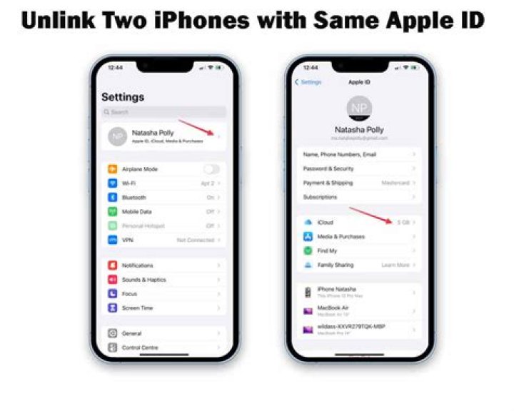 How do I unlink two Instagram accounts?