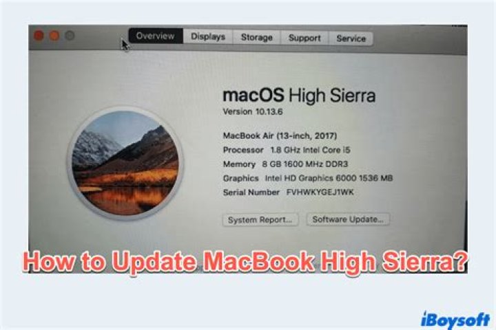 How do I upgrade my Mac to High Sierra?