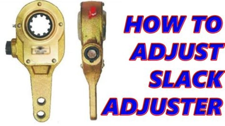 How do you adjust self adjusting slack adjusters?