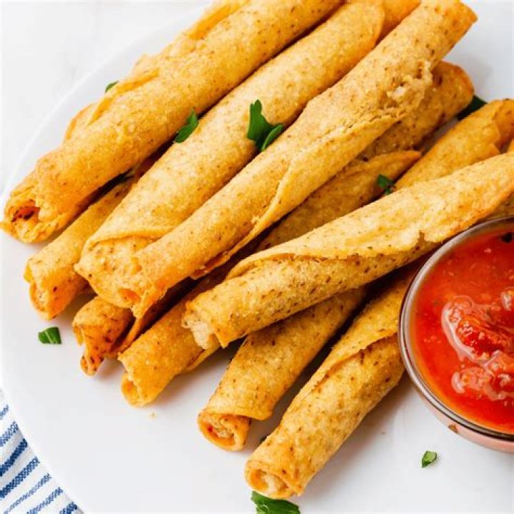 How do you air fry frozen taquitos?