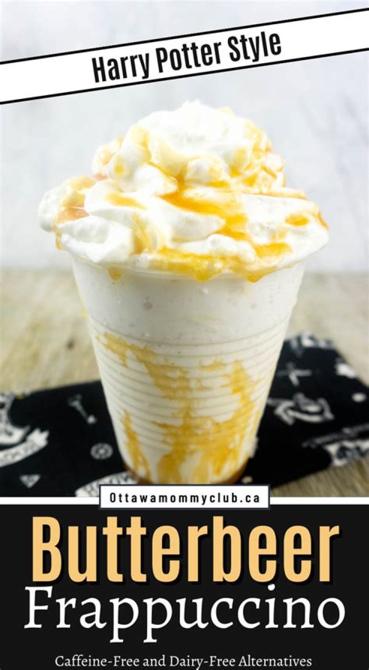 How do you ask for a butterbeer frappuccino?