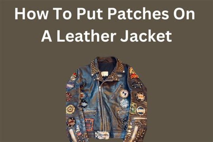 How do you attach a patch?