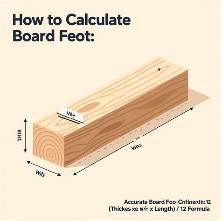 How do you calculate board feet in lumber?