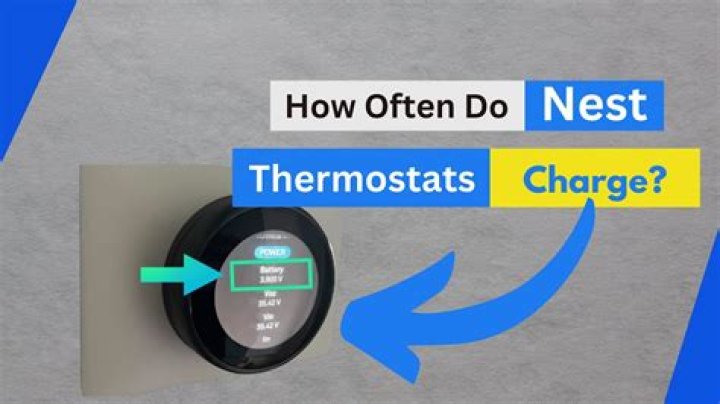 How do you charge Google Nest thermostat?