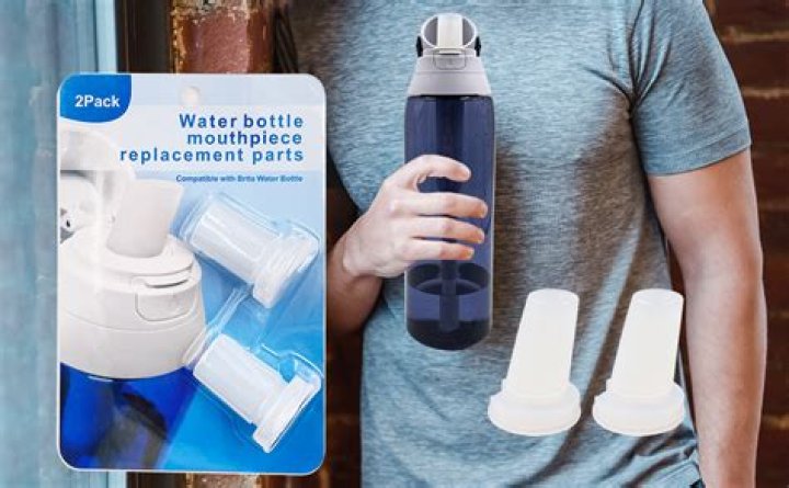 How do you clean a water bottle mouthpiece?