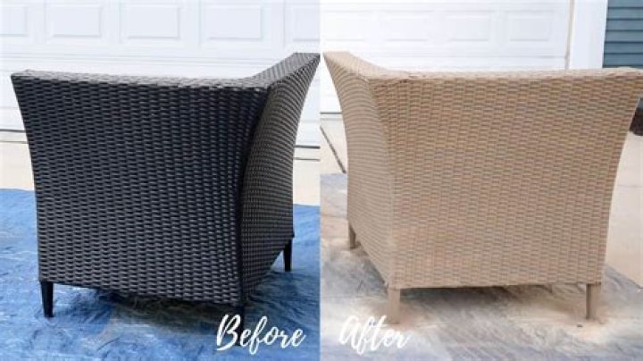 How do you color wicker furniture?
