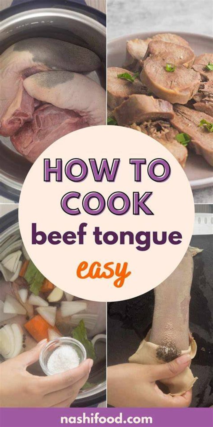 How do you cook beef tongue for dogs?