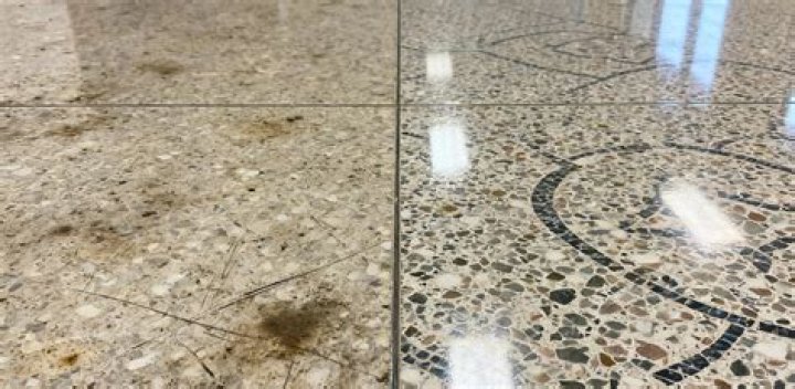 How do you deep clean terrazzo floors?