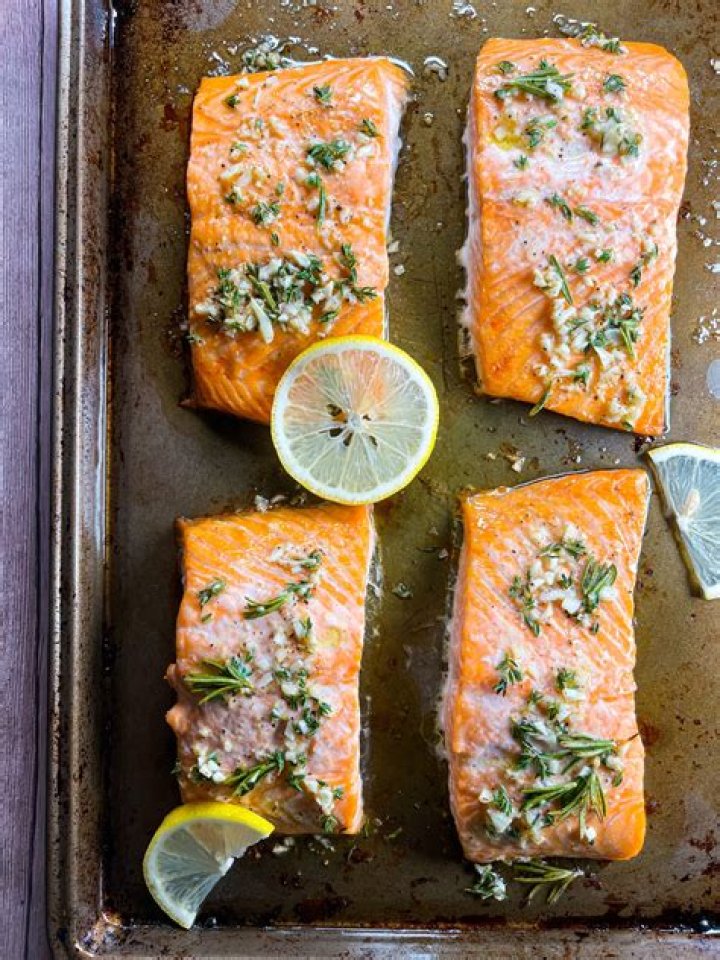 How do you dice a salmon fillet?