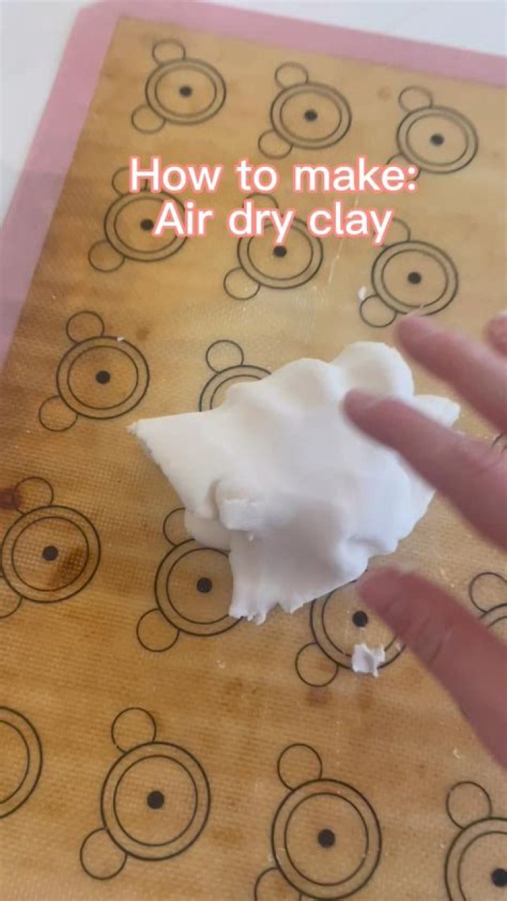 How do you dry foam clay?