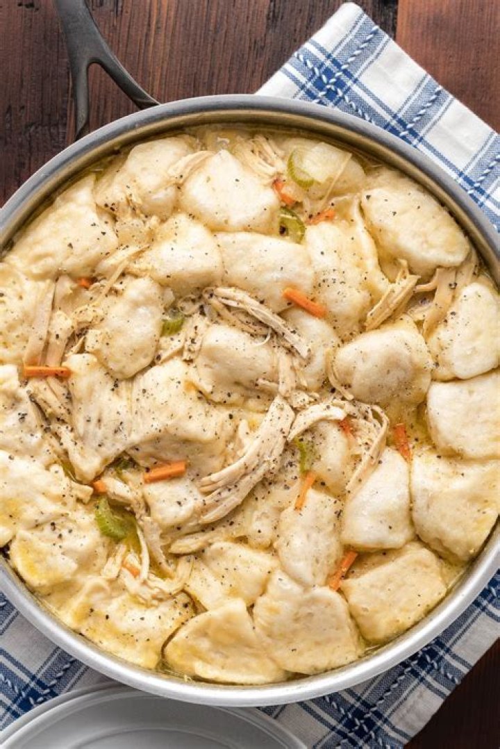 How do you eat chicken and dumplings?
