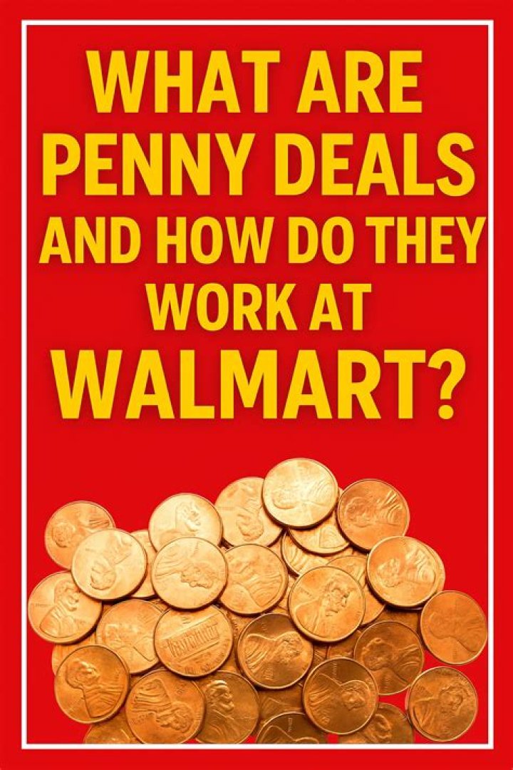 How do you find the penny deals at Walmart?