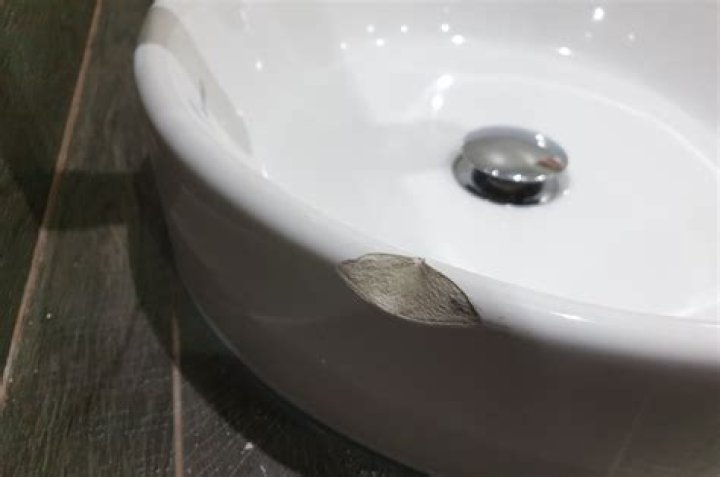 How do you fix a chip in an acrylic sink?