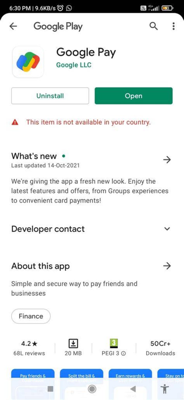 How do you fix Google Play store this item is not available in your country?