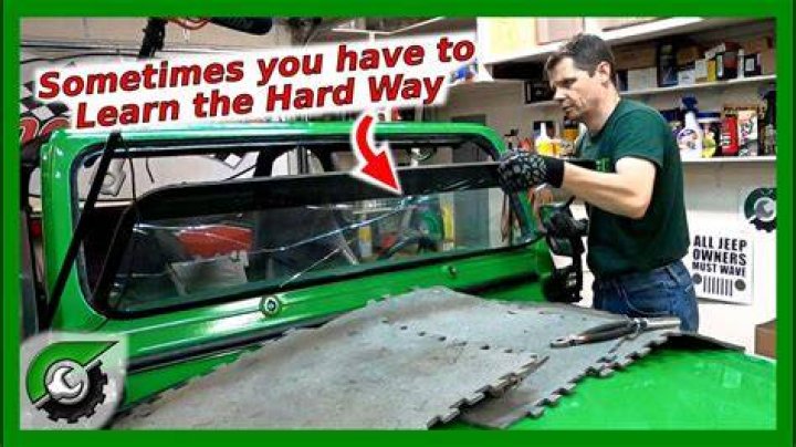 How do you fix plexiglass windshield?