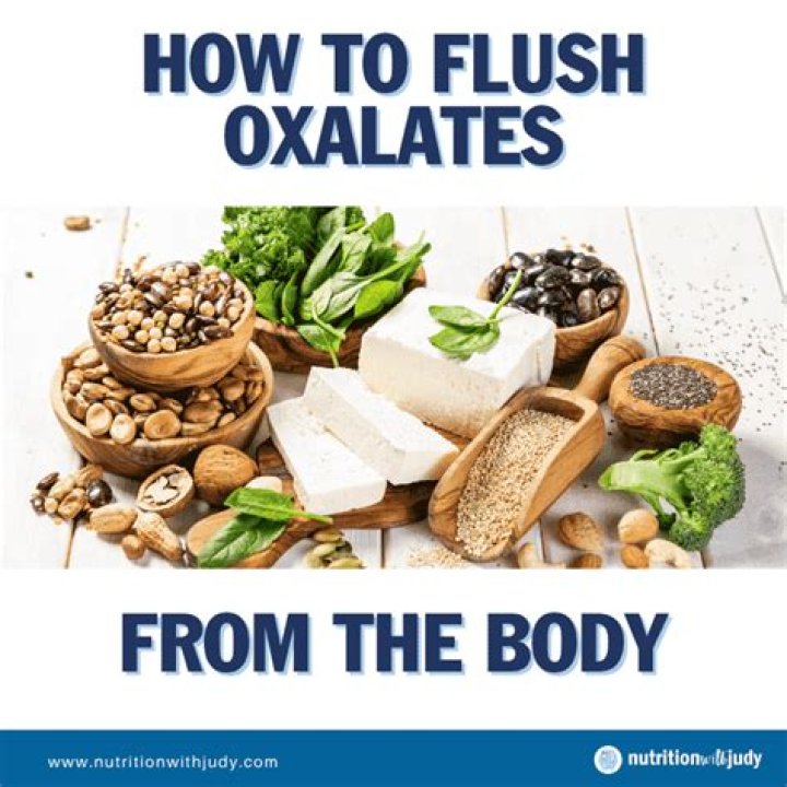 How do you flush oxalates out of your body?