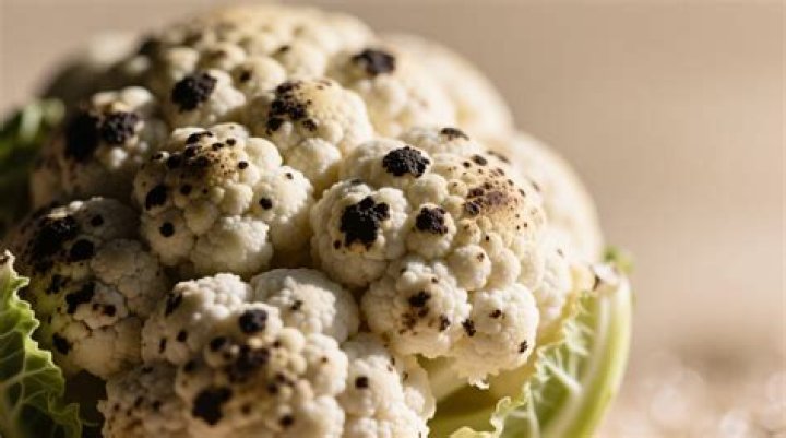 How do you get rid of black spots on cauliflower?