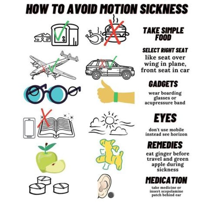 How do you get rid of motion sickness on rides?