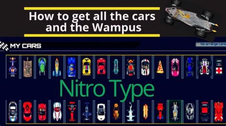 How do you get the wampus car on Nitro type?