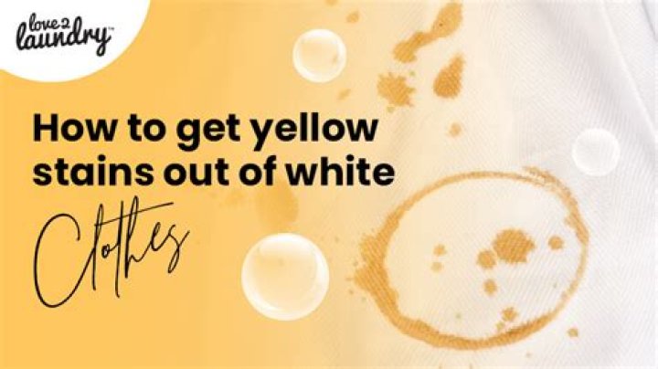 How do you get yellow stains out of white Keds?
