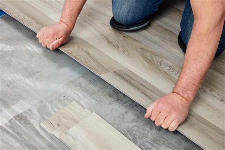 How do you install vinyl plank flooring without transitions?