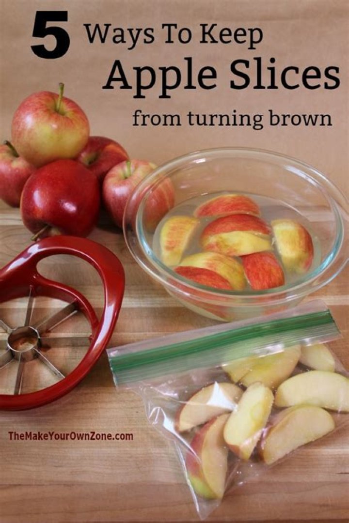 How do you keep sliced apples fresh longer?
