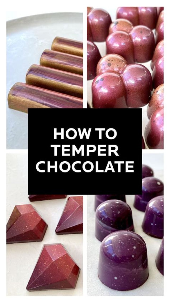 How do you keep tempered chocolate warm?