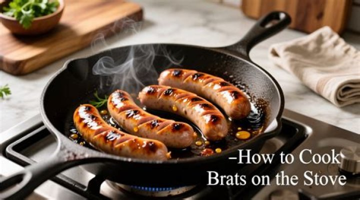 How do you know when brats are cooked?