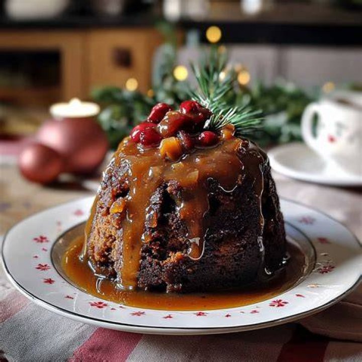 How do you light a Christmas pudding with brandy?