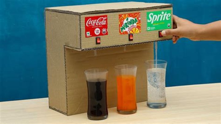 How do you make a homemade soda machine?