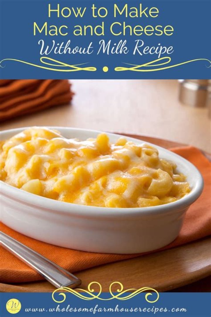 How do you make boxed mac and cheese without milk?