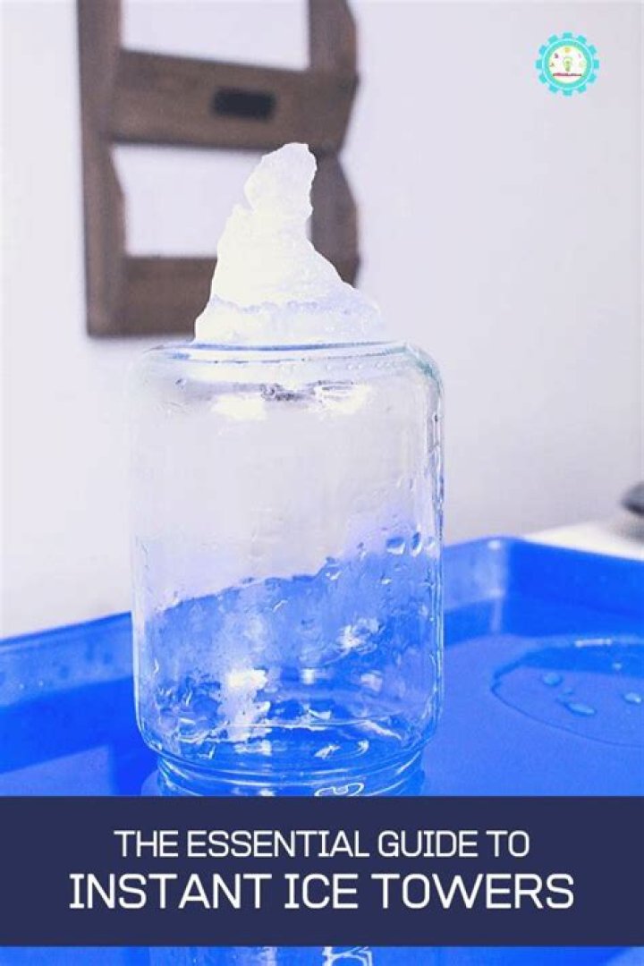 How do you make instant ice in 5 seconds?