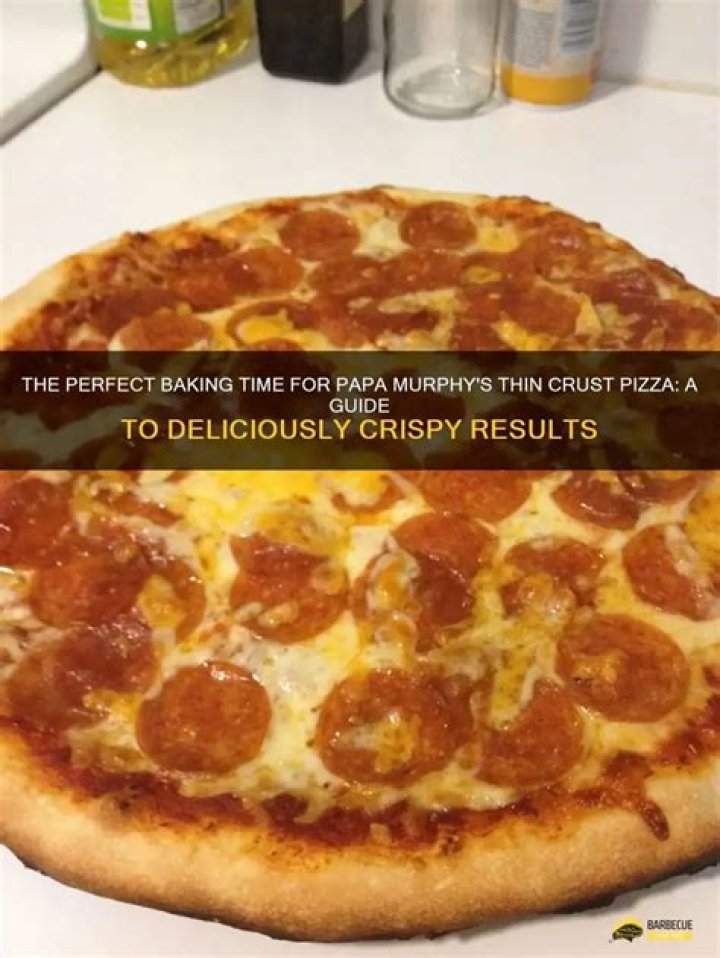 How do you make Papa Murphy’s thin crust crispy?