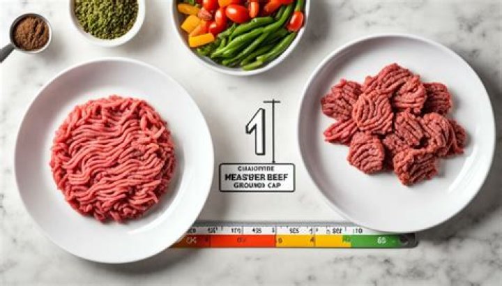 How do you measure a pound of ground beef without a scale?