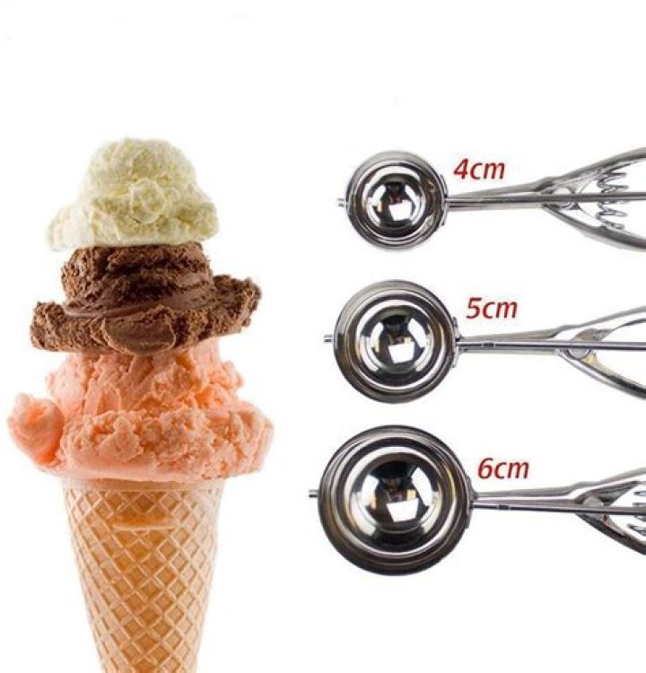 How do you measure an ice cream scoop?