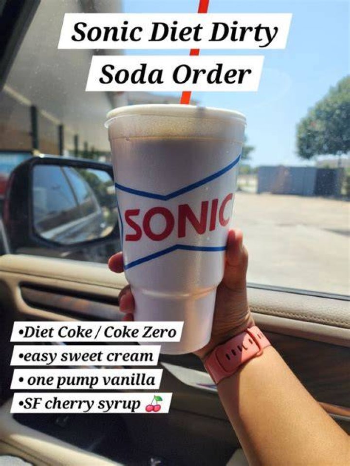 How do you order a dirty coke at Sonic?