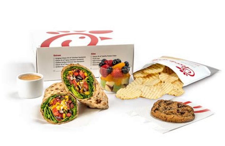 How do you order a veggie wrap from Chick-fil-A?
