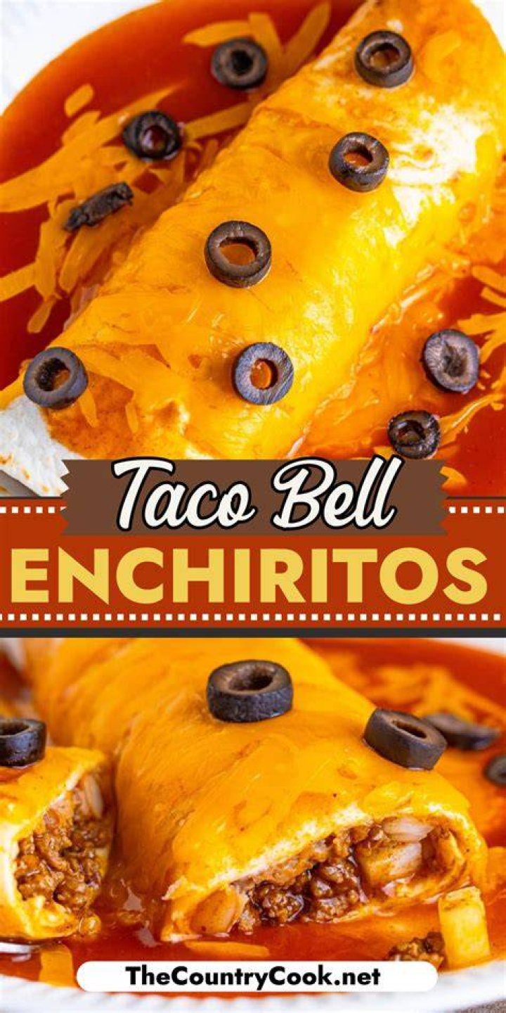 How do you order an Enchirito at Taco Bell?