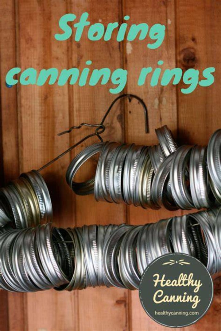 How do you organize canning lids?