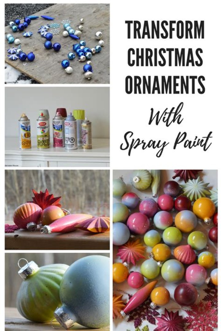 How do you paint plastic ornaments?