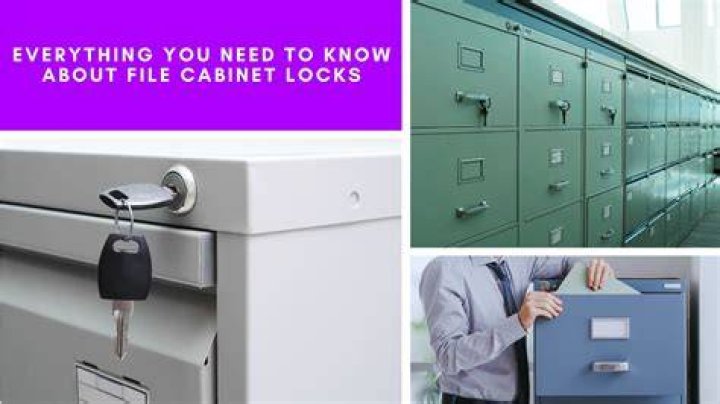 How do you pick a file cabinet lock with a paperclip?