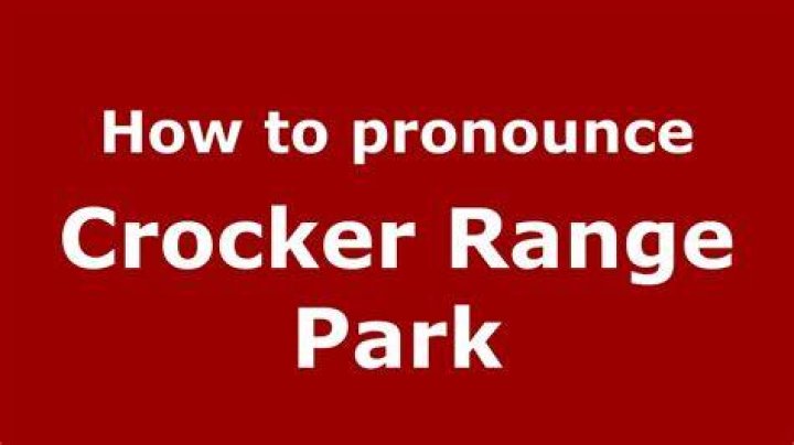 How do you pronounce Crocker?