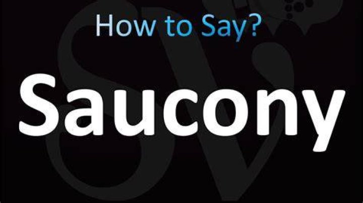 How do you pronounce saucony?