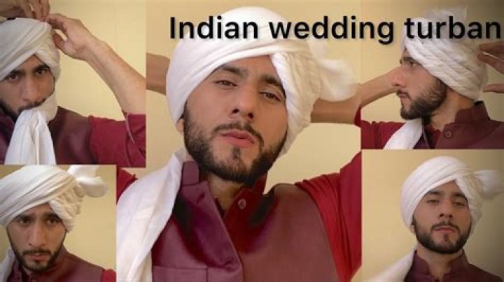 How do you put a turban on step by step?